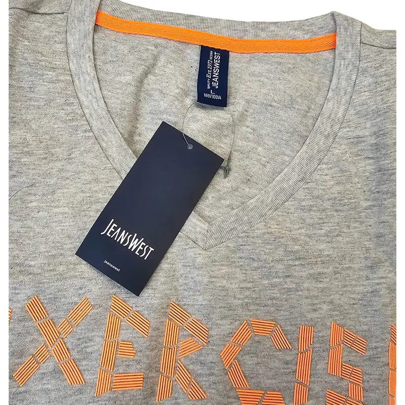 تی شرت آستین کوتاه مردانه جین وست مدل GR3016