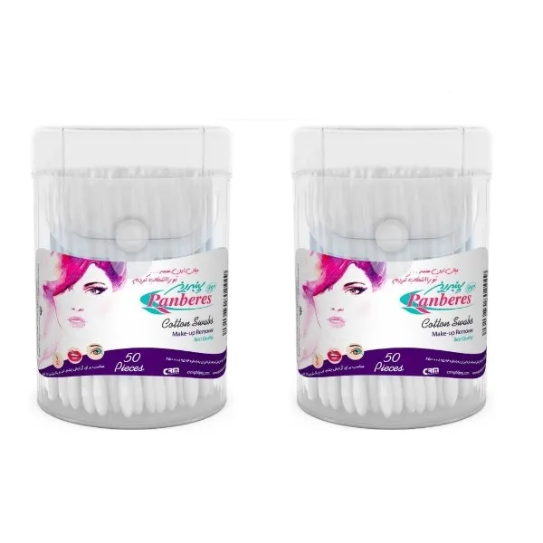 گوش پاک کن پنبه ریز مدل 50 مجموعه 2 عددی