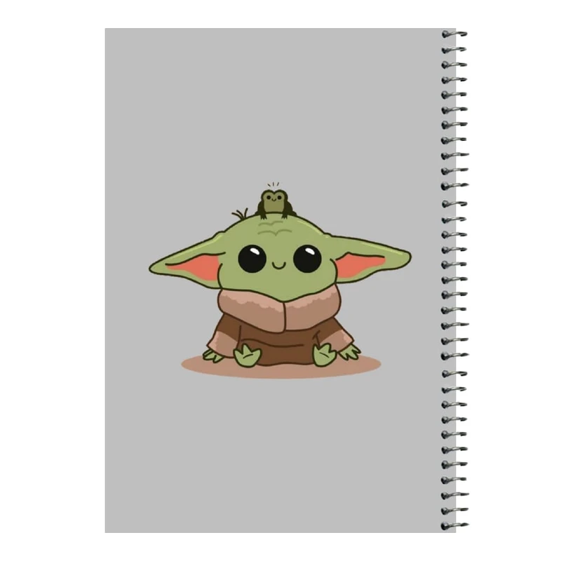 دفتر مشق 80 برگ اس جی مدل بیبی یودا کد۱۸   