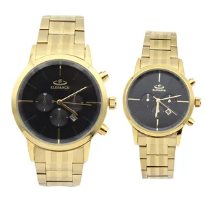 ست ساعت مچی عقربه ای زنانه و مردانه الگانس مدل 450878