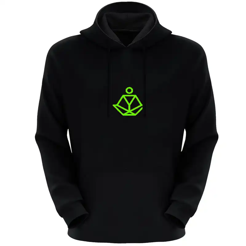 هودی زنانه مدل ادم E442 رنگ مشکی