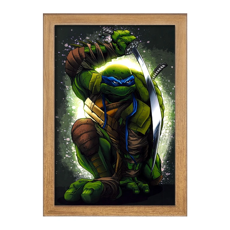 تابلو خندالو مدل لئوناردو لاکپشت های نینجا  کد 13203