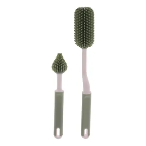 برس شیشه شوی اونلی بیبی مدل ONBY-3 سیلیکونی مجموعه 2 عددی