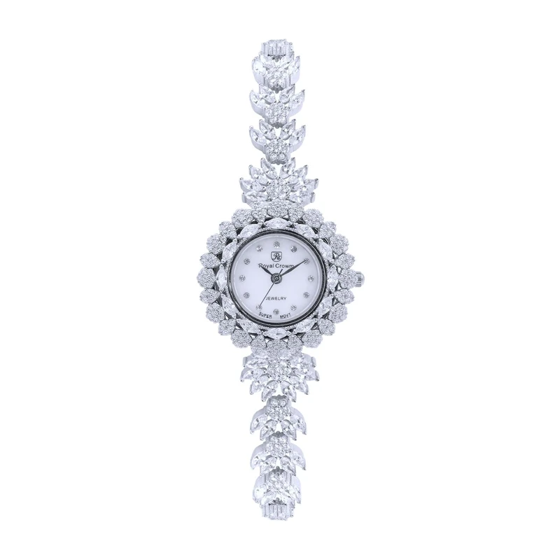 ساعت مچی عقربه ای نقره زنانه رویال کرون مدل دوره مارکیز کد 0199