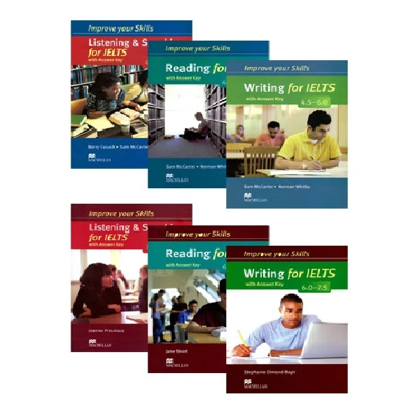  کتاب Improve Your Skills for Ielts اثر جمعی از نویسندگان انتشارات Macmillan شش جلدی