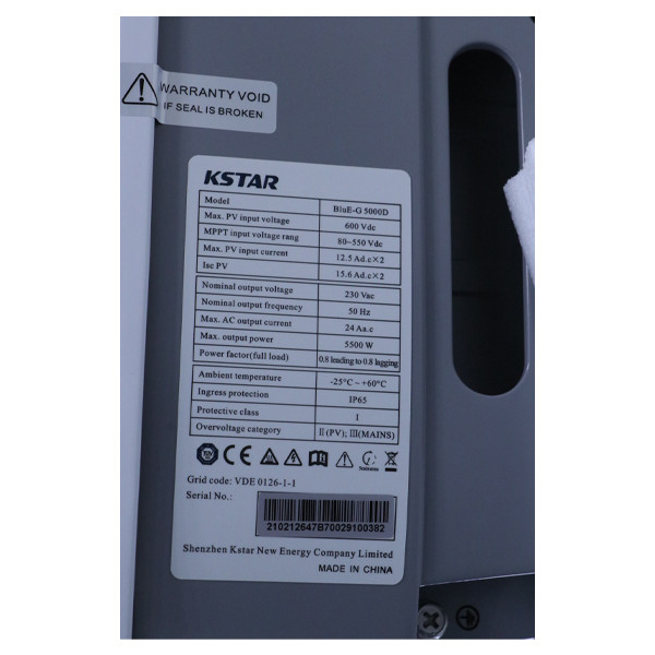 اینورتر خورشیدی کی استار مدل BLUE-G-5000D ظرفیت 5000 وات اینورتر خورشیدی کی استار مدل BLUE-G-5000D ظرفیت 5000 وات