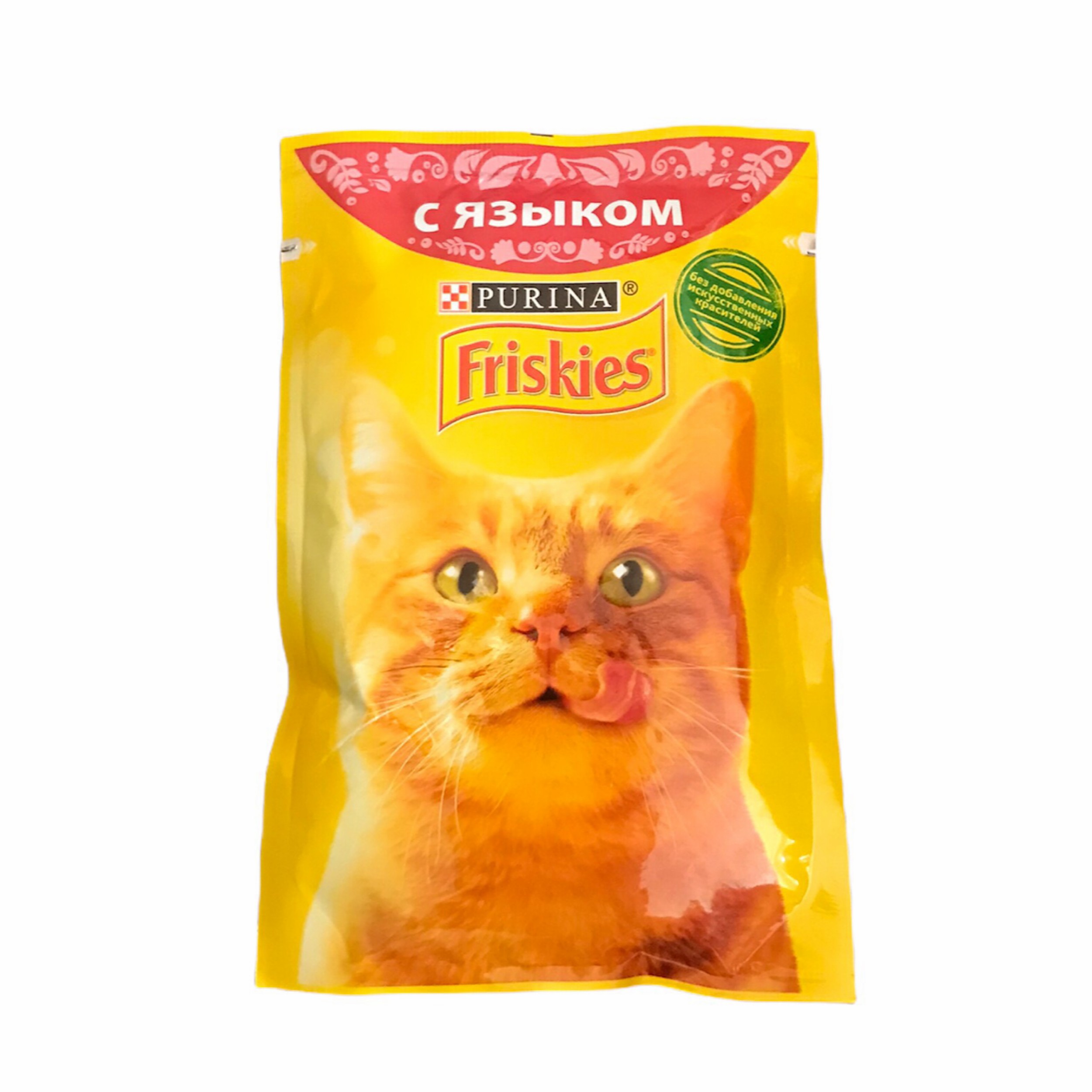 غذای پوچ گربه فریسکیز مدل زبان گاو وزن 85 گرم