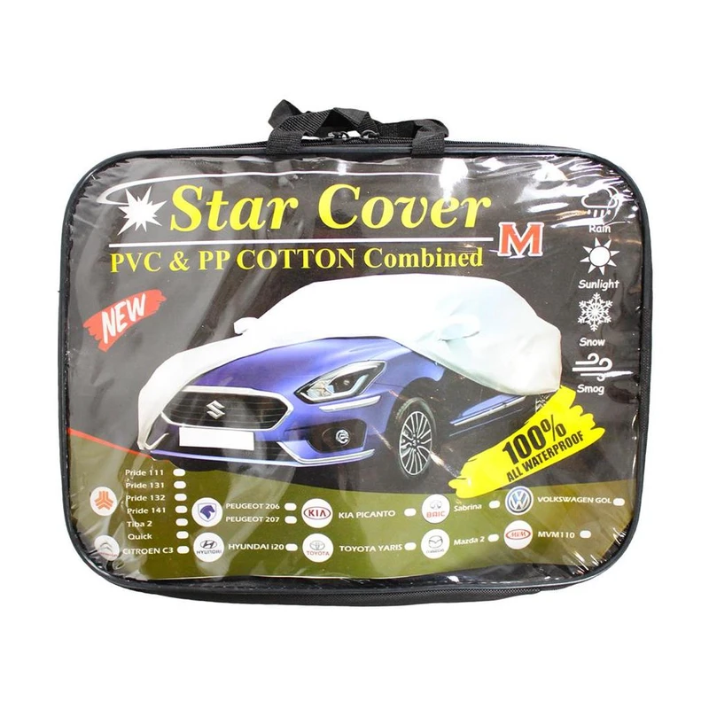 چادر خودرو استار کاور مدل SCC مناسب برای تیبا