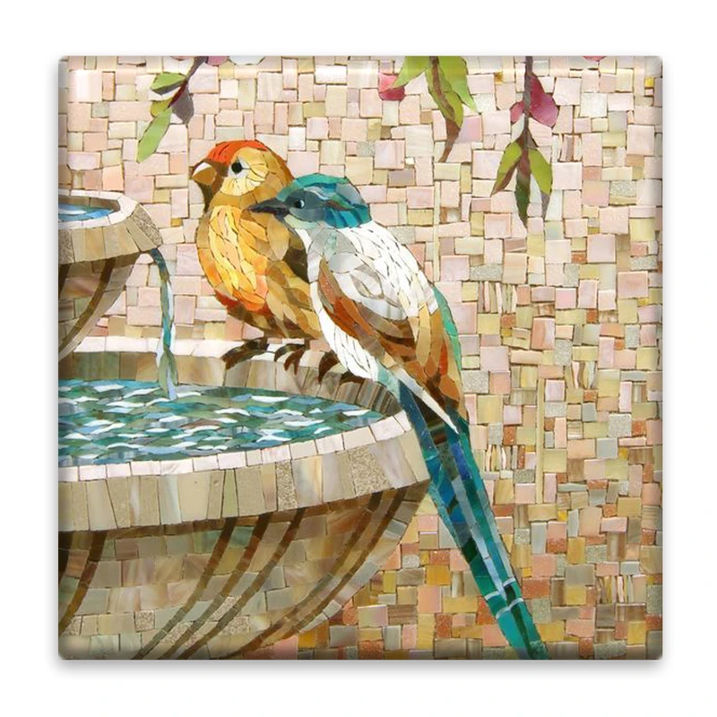 زیر لیوانی  مدل حوض و پرنده کد    4692261_3319