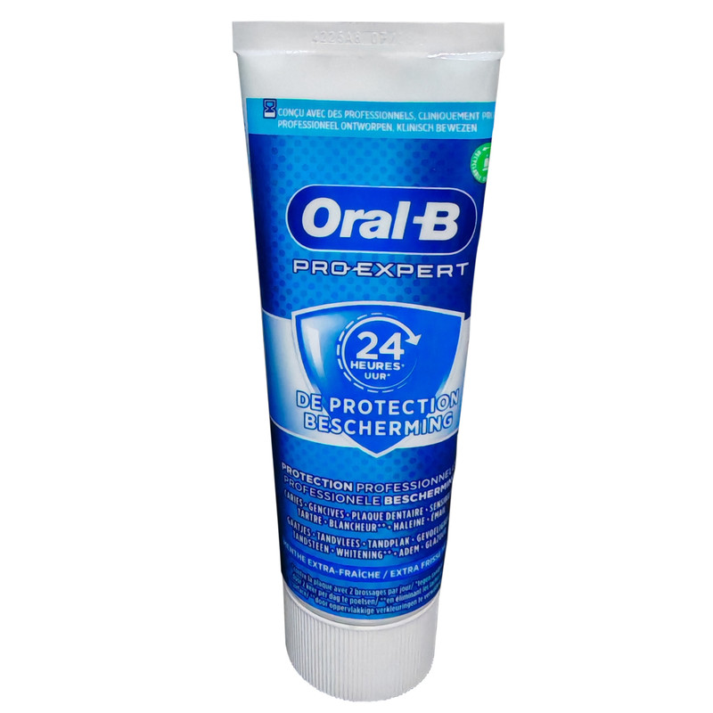 خمیر دندان محافظت از مینای دندان اورال-بی مدل BESCHERMING حجم 75 میلی لیتر 