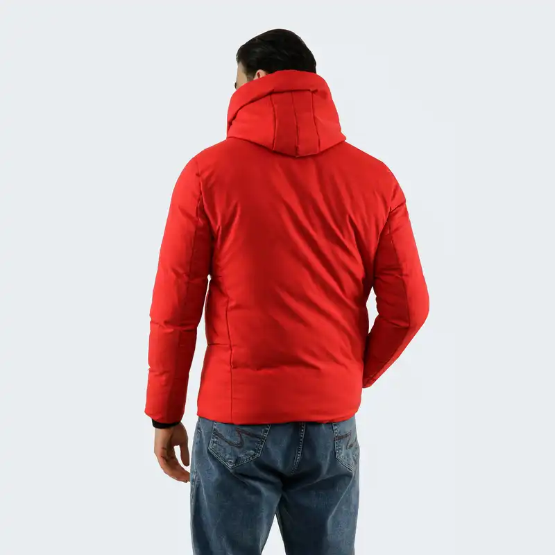 کاپشن مردانه پاتن جامه مدل شمعی 311021020008999 رنگ قرمز