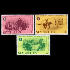 تمبر یادگاری مدل خارجی مجموعه 3 عددی