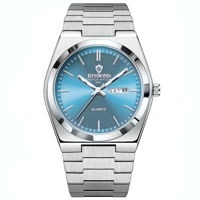 ساعت مچی عقربه‌ای کوارتز زنانه بین باند مدل قفل مخفی 1853 کد 007