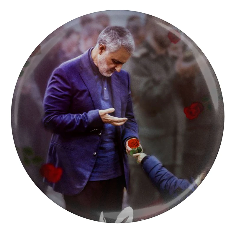 مگنت مدل S12538 طرح سردار شهید حاج قاسم سلیمانی