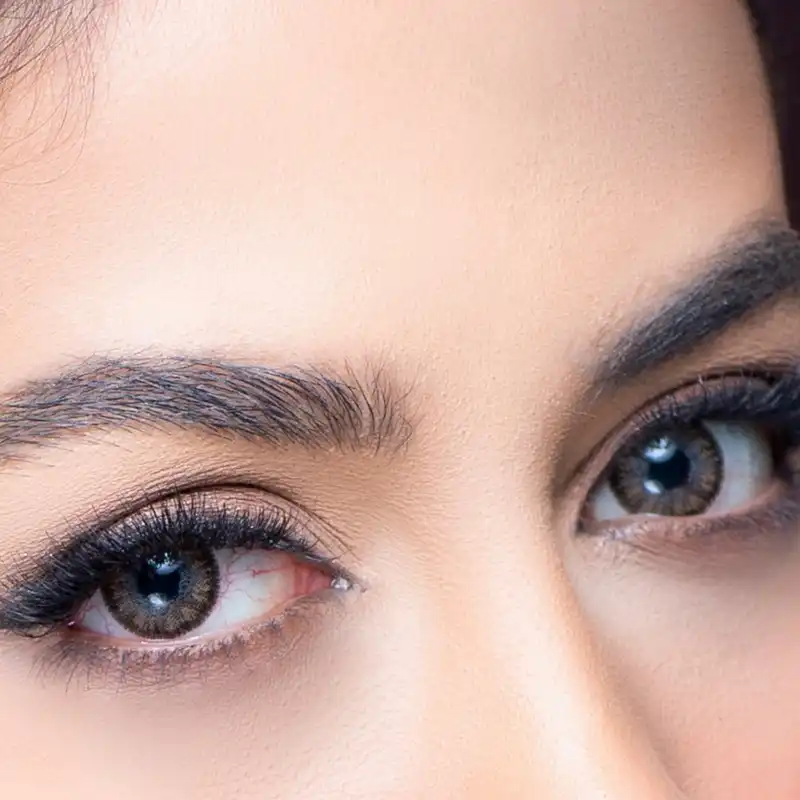 لنز چشم رویال ویژن کد 353 رنگ دور دار خاکستری فندقی