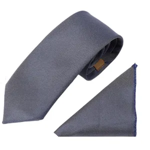 ست کراوات و دستمال جیب مردانه مدل ماهلین کد 12