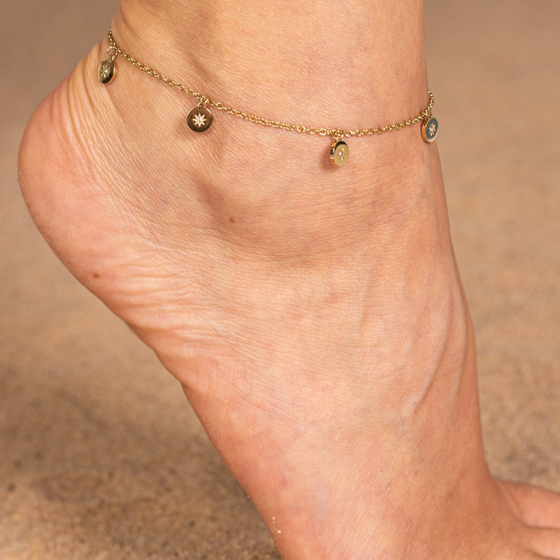 پابند زنانه مدل Tiny stars