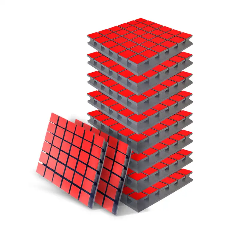 پنل آکوستیک مدل فلکسی A50 طرح مربع کد R05 بسته 12 عددی