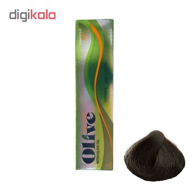 رنگ مو الیو سری Natural شماره 3 حجم 100 میلی لیتر رنگ قهوه ای تیره -  - 2