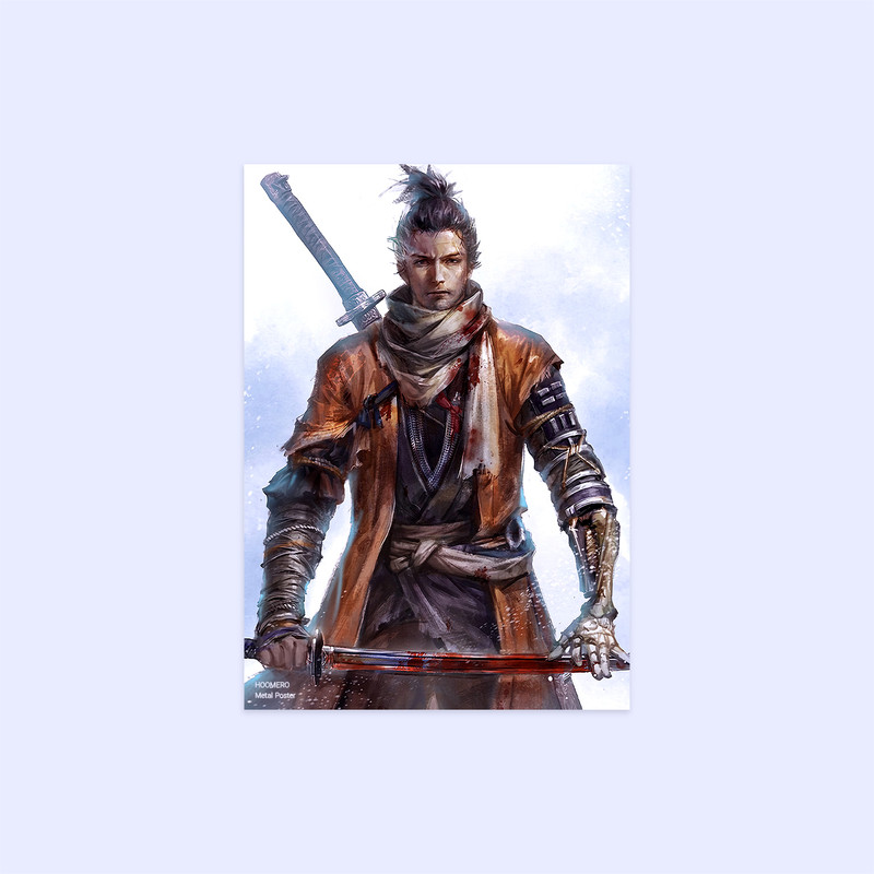 پوستر هومرو مدل فلزی طرح Sekiro کد PS977