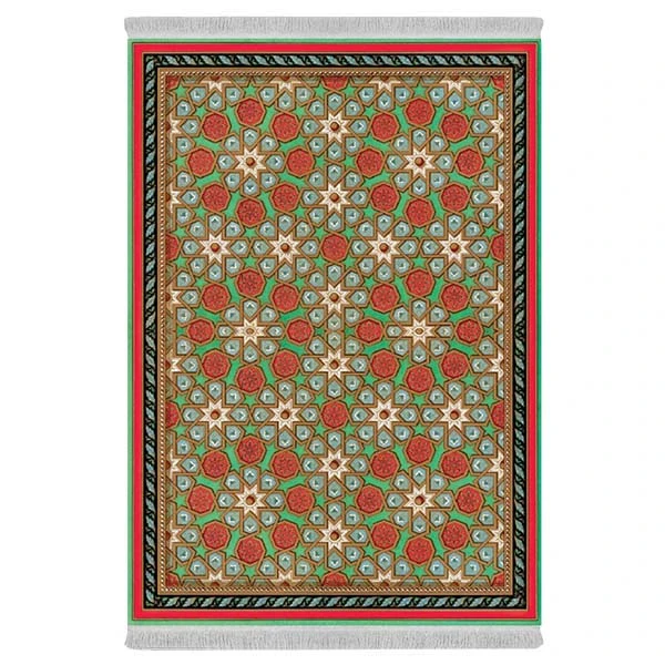 فرش پارچه‌ای دفه مدل فرشینه هازان مخمل کد 160