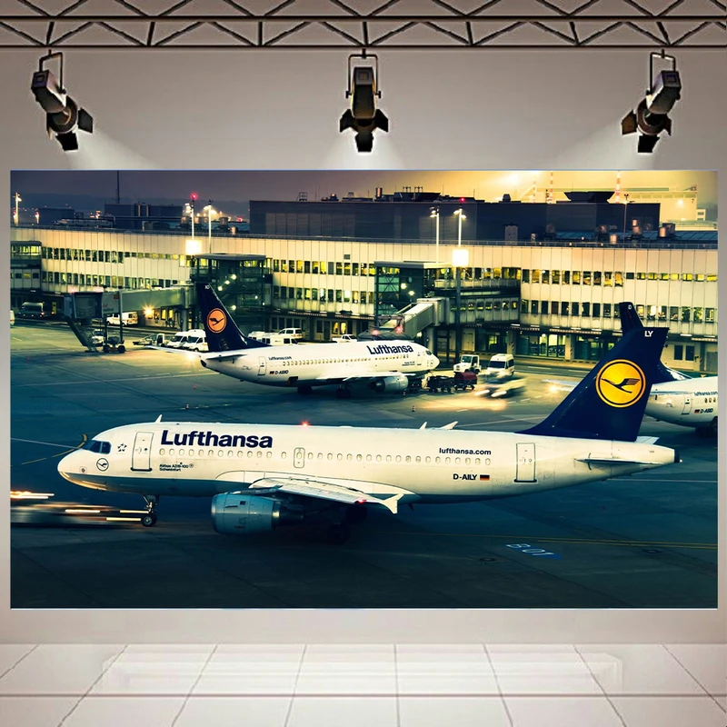 تابلو شاسی طرح هواپیما مدل Lufthansa کد AR929