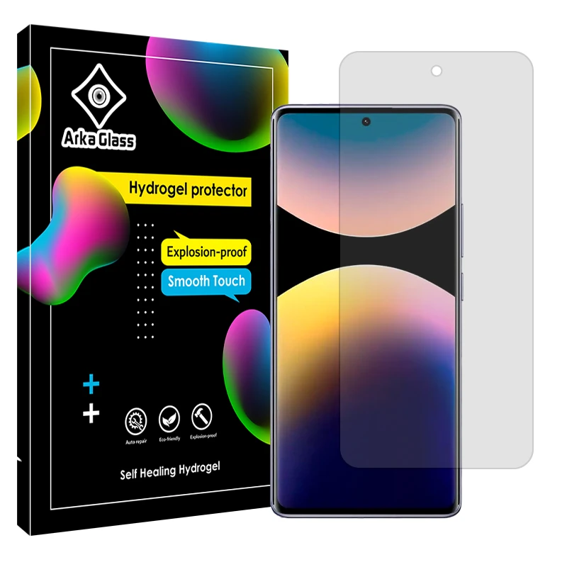 محافظ صفحه نمایش شفاف آرکا گلس مدل Tough مناسب برای گوشی موبایل شیائومی Redmi Note 14 Pro 4G