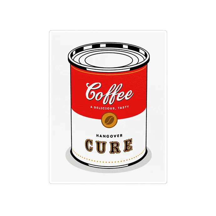 استیکر لپ تاپ ماسا دیزاین طرح coffe مدل STKA0027
