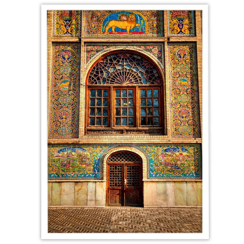 تابلو بکلیت طرح بافت تاریخی ایران مدل W-11482