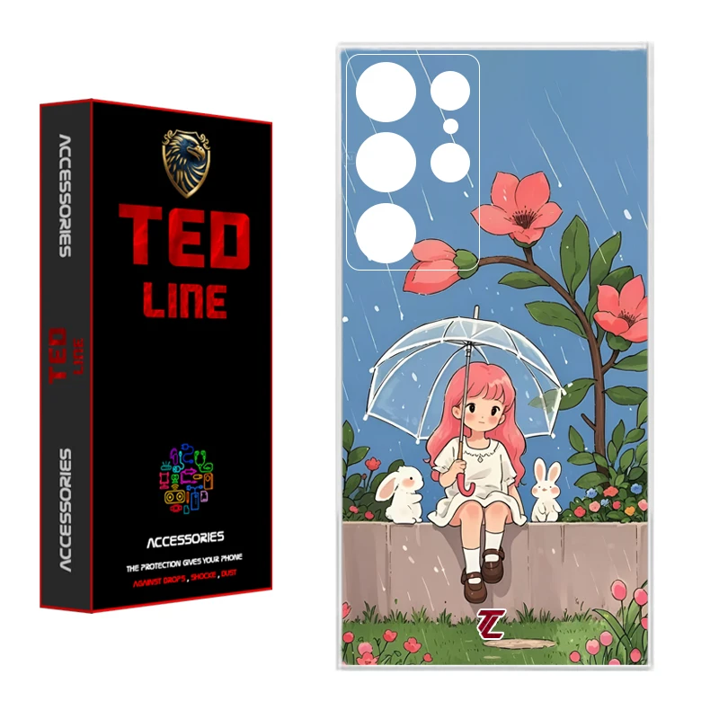 کاور تدلاین طرح دخترانه کد 1216 مناسب برای گوشی موبایل سامسونگ Galaxy S21 Ultra