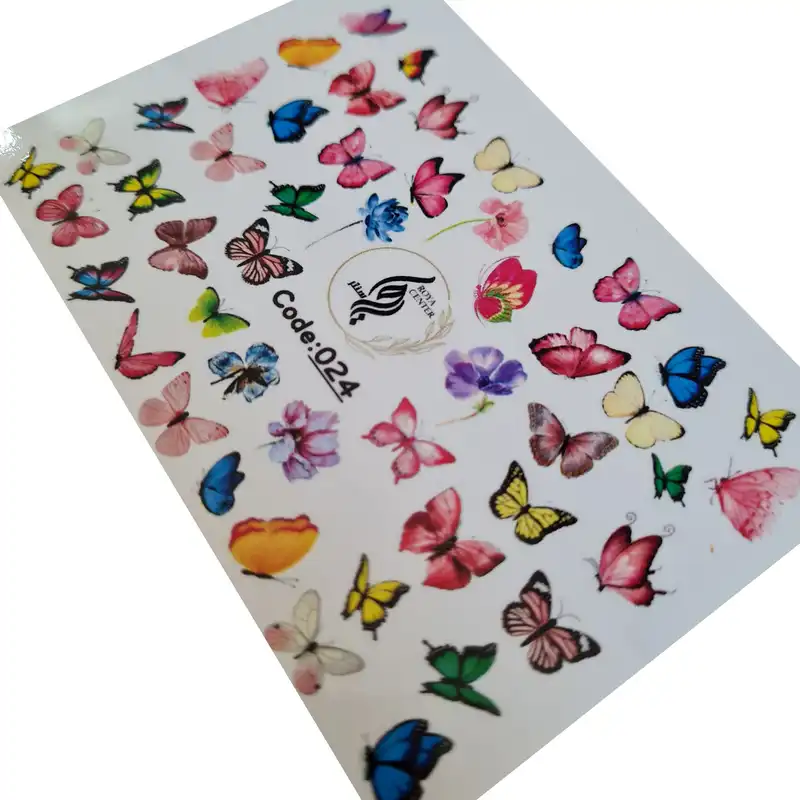 برچسب لنز ناخن مدل 024