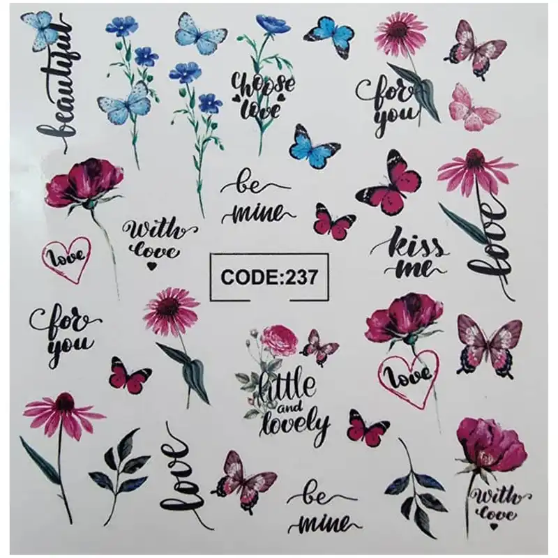 لنز ناخن مدل CODE237