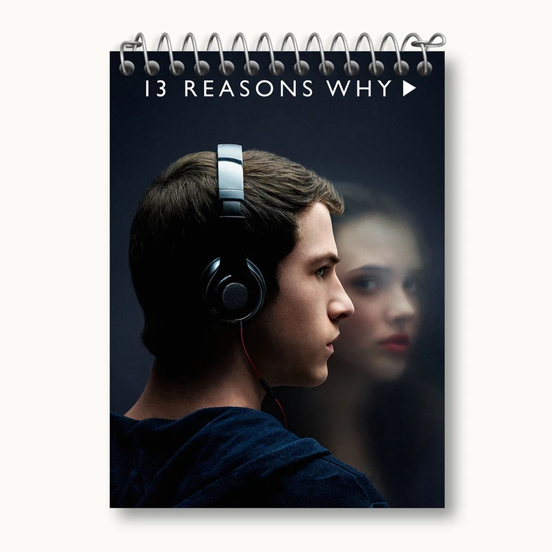 دفتر یادداشت 50 برگ خندالو مدل 13دلیل برای اینکه Reasons Why13 کد 20341
