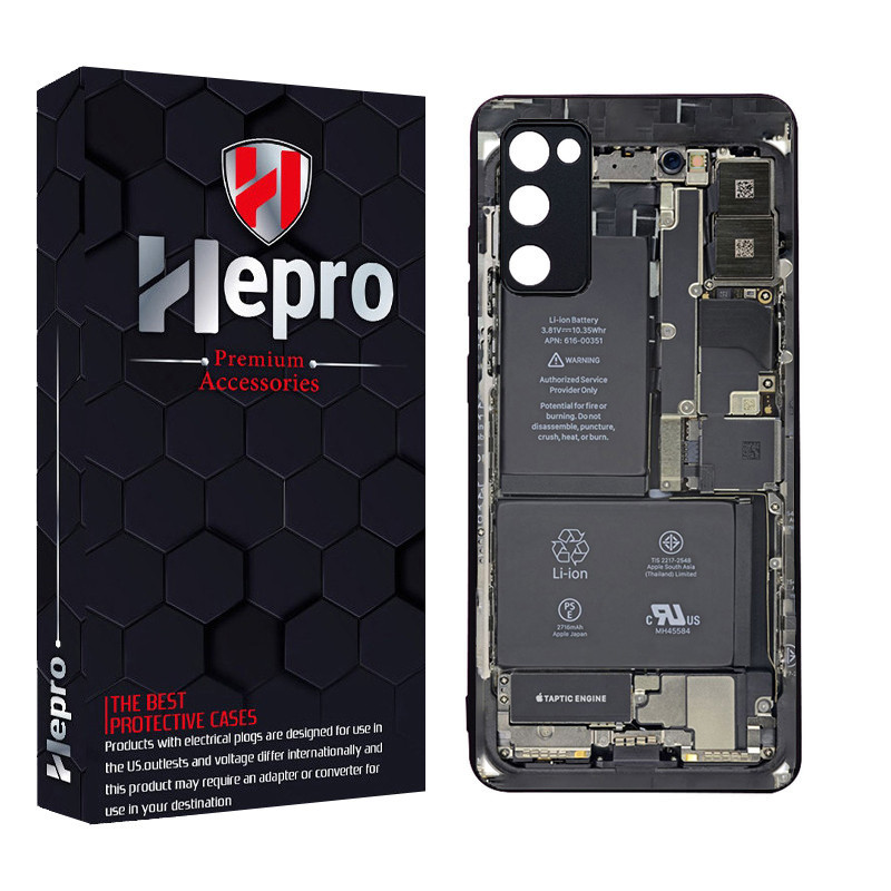 کاور هپرو طرح گوشی باز شده کد Dimo-761 مناسب برای گوشی موبایل سامسونگ Galaxy S20 FE
