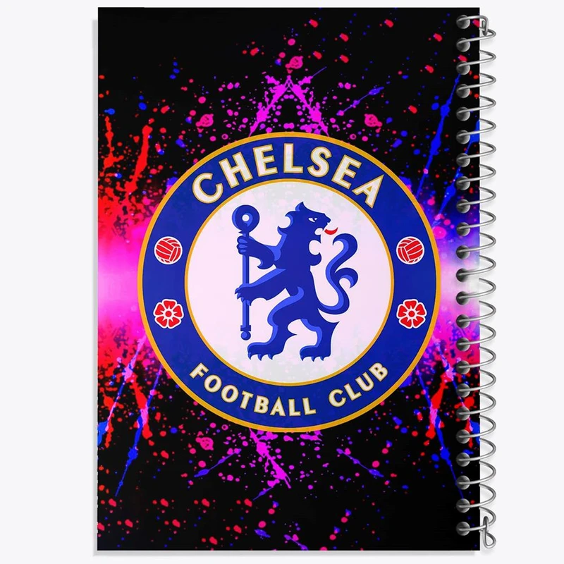 دفتر ژورنال نویسی 50 برگ خندالو مدل نقطه ای طرح باشگاه چلسی کد 26559