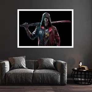 تابلو بکلیت طرح بازی Ghostrunner مدل قاب شاسی W-s8794