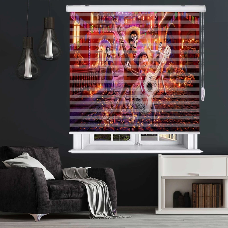 پرده زبرا زیو مدل K 3102 سایز 150x200 سانتی متر