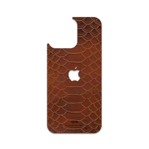 MAHOOT Brown-Snake-Leather Cover Sticker for Apple iPhone 16 Pro Max