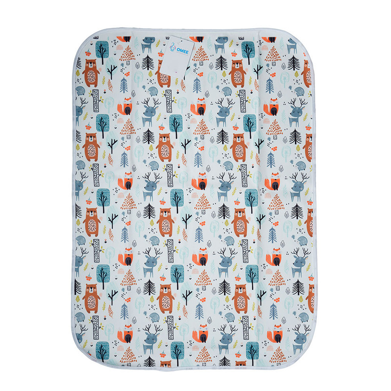 زیرانداز تعویض نوزاد اُمی مدل خرس مجموعه 2 عددی