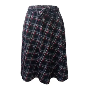 دامن زنانه مدل چهارخونه کد 3