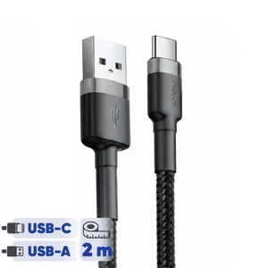 کابل تبدیل USB به USB-C باسئوس  مدل CATKLF-CG1 Cafule طول 2 متر