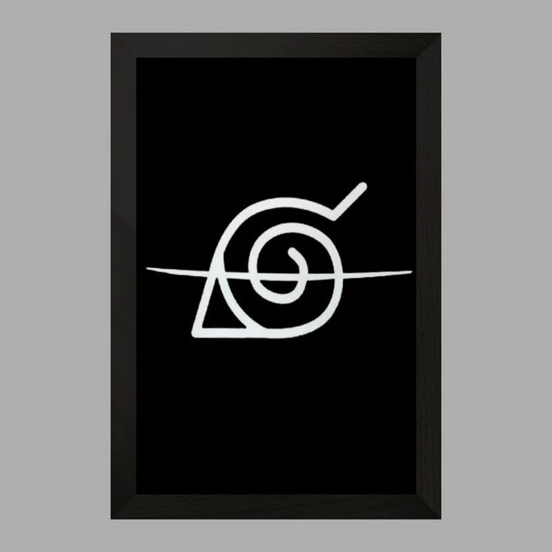 تابلو خندالو مدل قبیله کونوها انیمه ناروتو Naruto  کد 11280