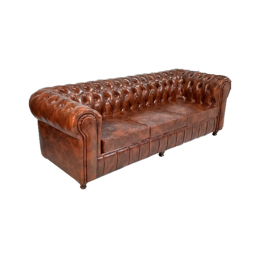 مبل اداری پنج نفره مدل چستر دو قالپاقه