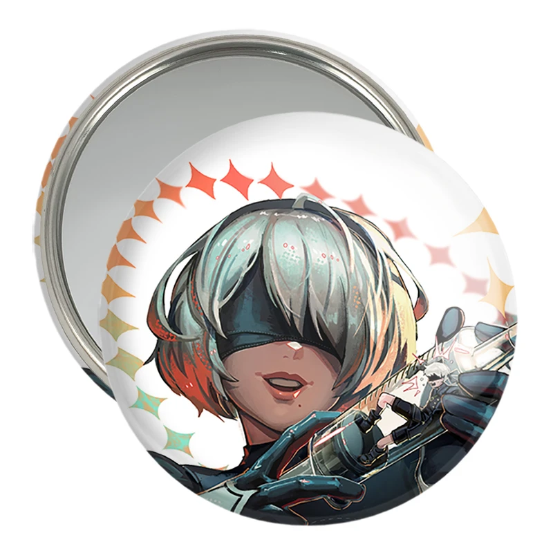 آینه جیبی خندالو مدل بازی نیر اتوماتا (Nier Automata)  کد 31595