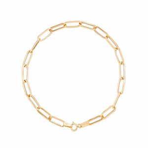 دستبند زنجیری طلا 18 عیار زنانه میلی گالری مدل هرمس GD0054