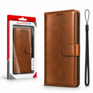 GuardTek Asak Prime Flip Cover Case for Xiaomi Redmi A5 4G and Xiaomi Poco C71 4G with Wrist Strap