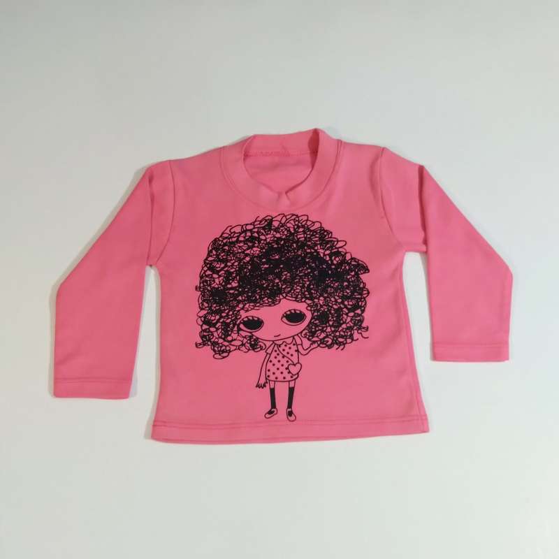 تی شرت آستین بلند دخترانه مدل 83468