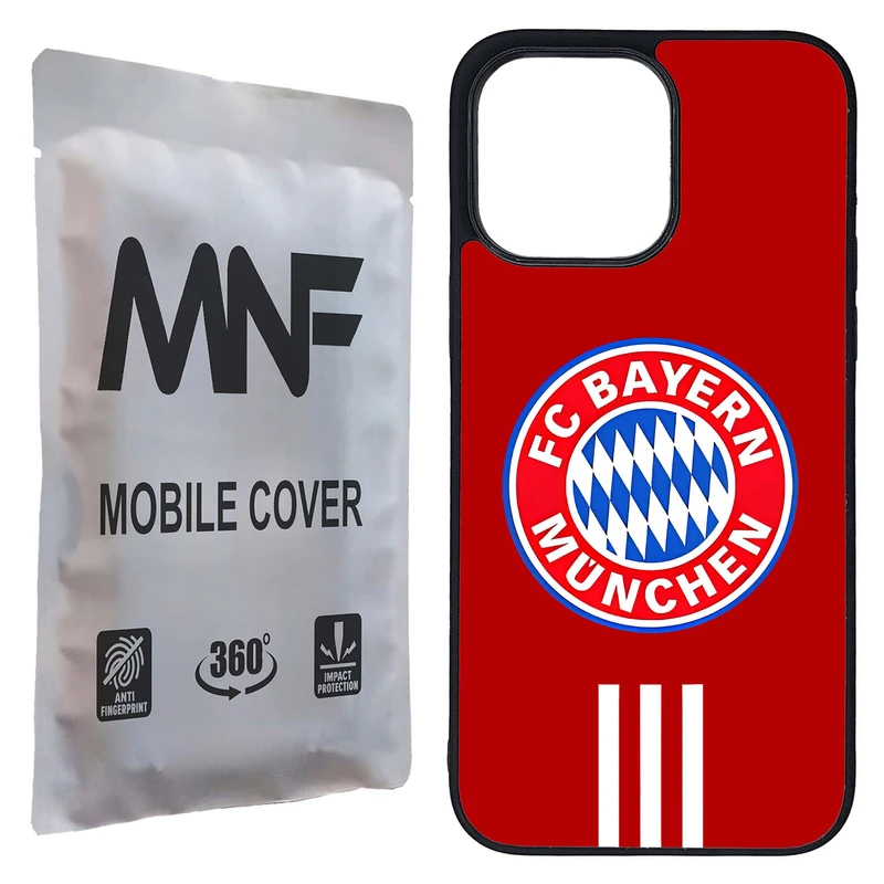کاور ام ان اف طرح تیم Bayern Munich کد P-242 مناسب برای گوشی موبایل اپل iPhone 14 Pro Max