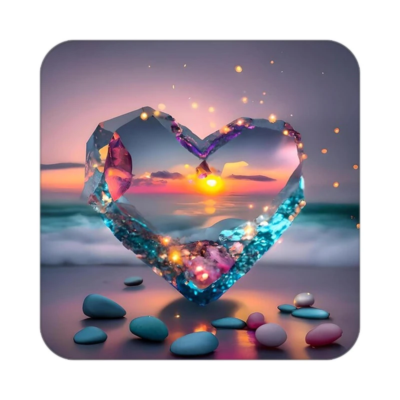 زیر لیوانی کاکتی مدل عاشقانه کد mp11573