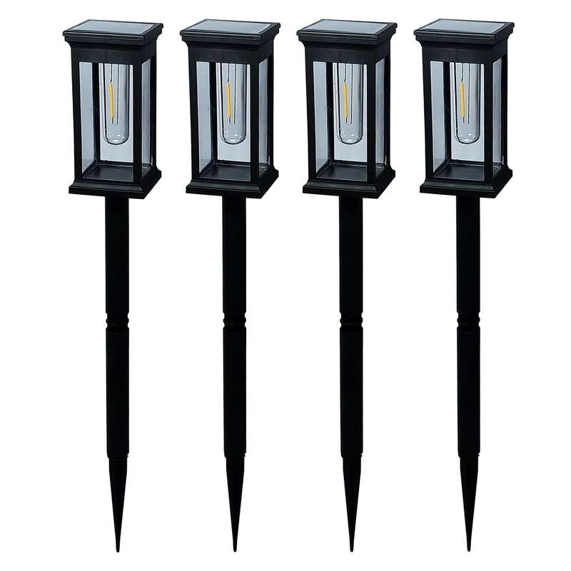 چراغ پارکی خورشیدی مدل XF-2901 بسته 4 عددی